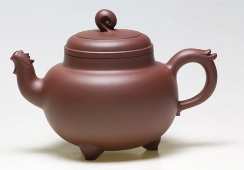 管建平紫砂壶 龙凤对壶 