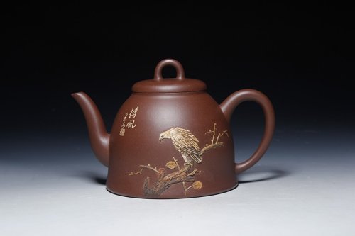 何光宏紫砂壶 高瞻远瞩 