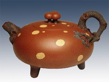 陈国良紫砂壶 劲松灵芝 