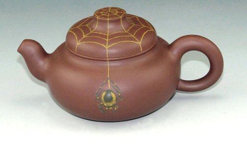 黄丽萍(大)紫砂壶 喜从天降 