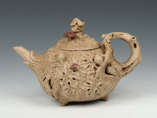 邵文紫砂壶 灵猴显瑞 