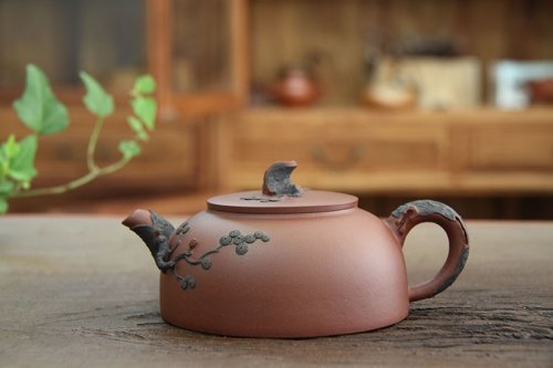 周敏紫砂壶 劲松 