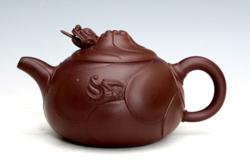张生荣紫砂壶 大亨鱼化龙 