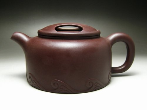 管小平紫砂壶 碧浪牛盖 