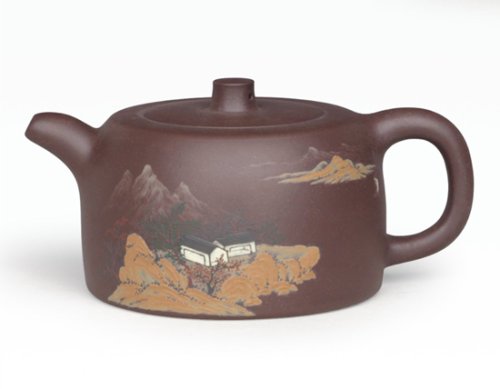 陈国伟紫砂壶 井栏壶 容量：32... 