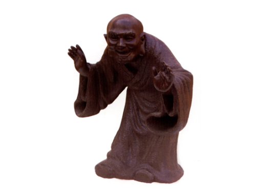 吴青紫砂壶 喜庆罗汉作者：高级工艺师吴克强 