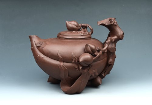 蔡利平紫砂壶 圣桃 