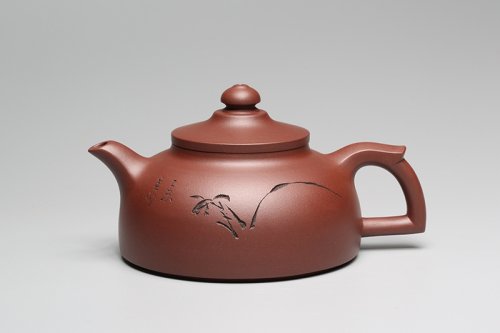 蒋泉芳紫砂壶 天笠 天津美术学院霍春阳教授书画 