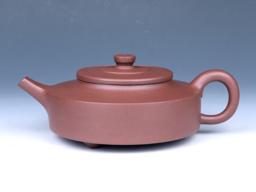周奇鸣紫砂壶 周盘壶 