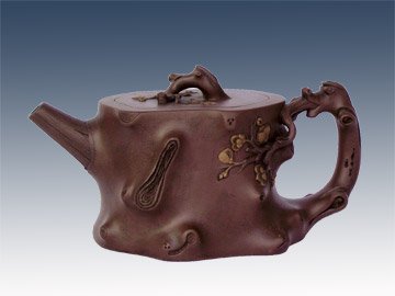 顾斌武紫砂壶 梅桩 