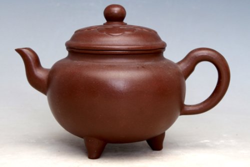 周亚萍紫砂壶 大彬菱花 
