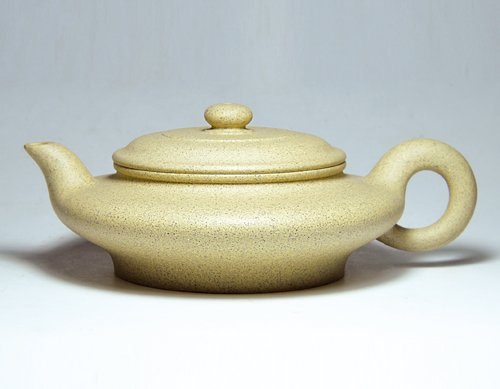 席志紫砂壶 虚扁 