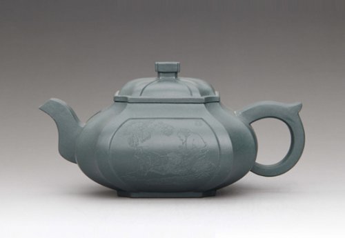 吕伟紫砂壶 抽角仿古 