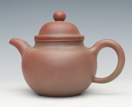 张敏紫砂壶 掇球(窑变) 