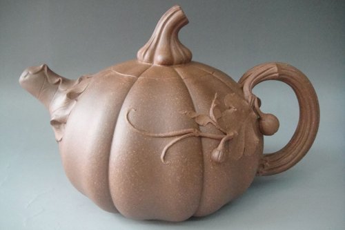 蒋志敏紫砂壶 南瓜壶 