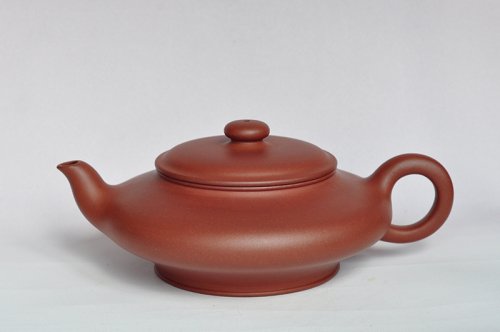 许亚均紫砂壶 虚扁 