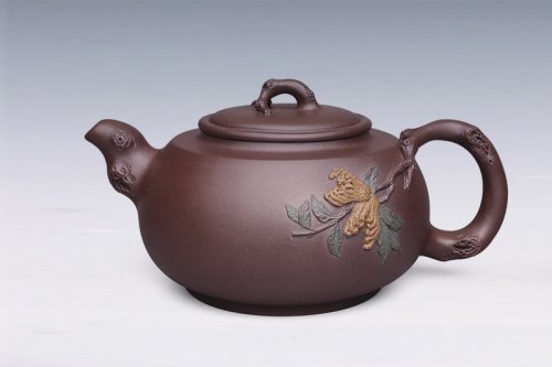 陈一飞紫砂壶 佛手壶 