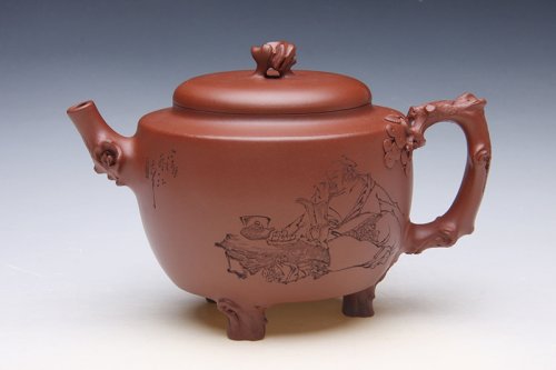 郑剑锋紫砂壶 顶天立地 