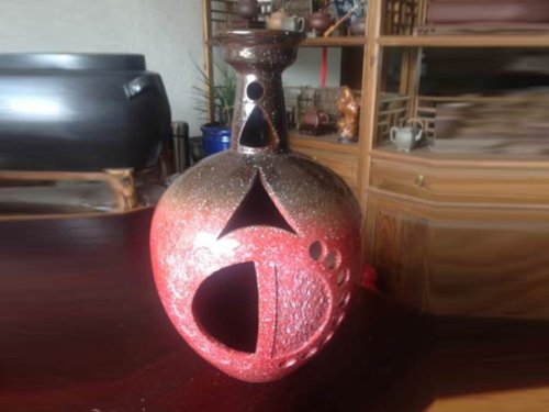 余颖紫砂壶 彩陶瓶 