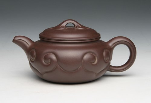 许国芳紫砂壶 仿古如意 