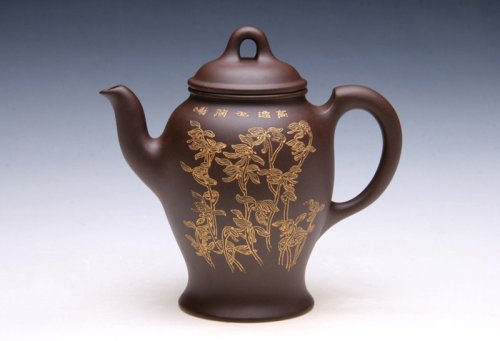 毛国强紫砂壶 高逸九兰 