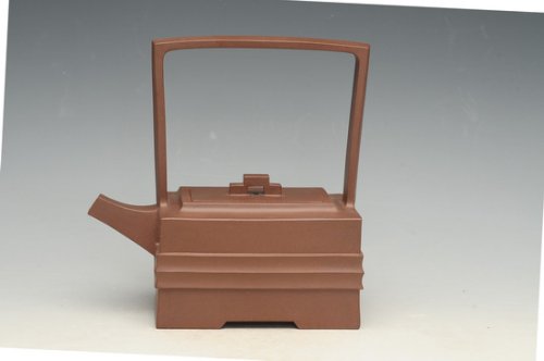 储栋平紫砂壶 玉带提梁 