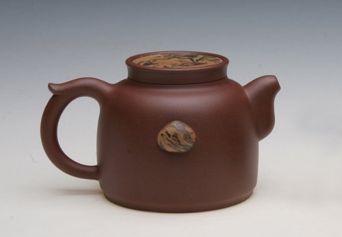 金火明紫砂壶 韵壶 
