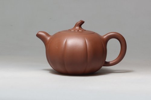 杨逸文紫砂壶 金瓜 