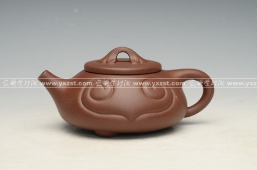 吕小华紫砂壶 如意石瓢 