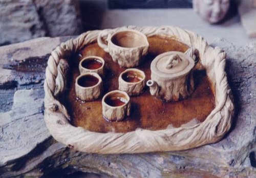 俞荣骏紫砂壶 树瘿系列 