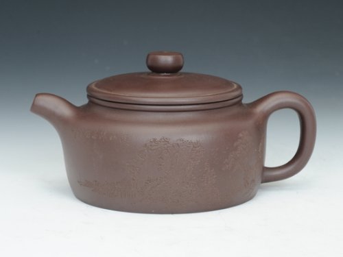 沈敏锋紫砂壶 平盖莲子 