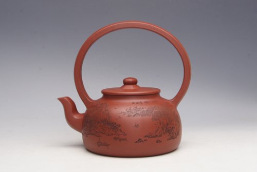 许新禄紫砂壶 大彬提梁 