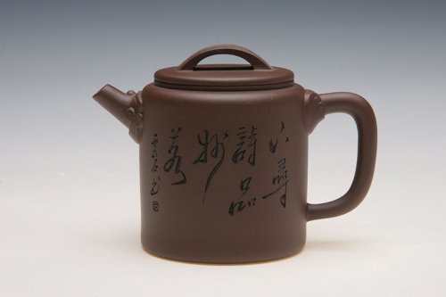 蒋丽雯紫砂壶 紫玉带壶 