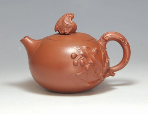 潘孟华紫砂壶 福戏樱桃 