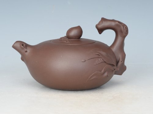 李开宏紫砂壶 寿桃 