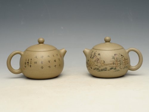 邵文紫砂壶 倒把西施 