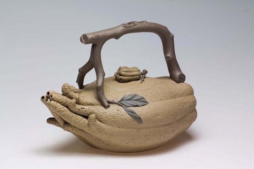 张振中紫砂壶 佛手 