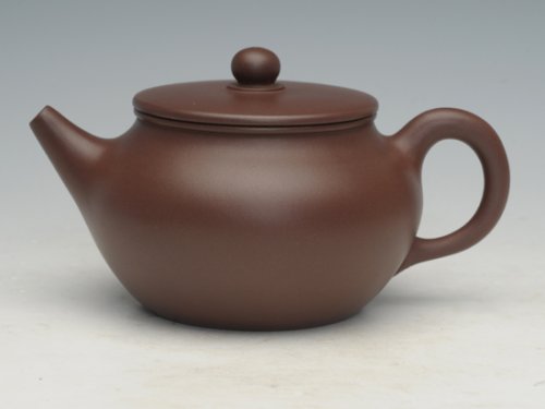 张太友紫砂壶 大肚平盖壶 