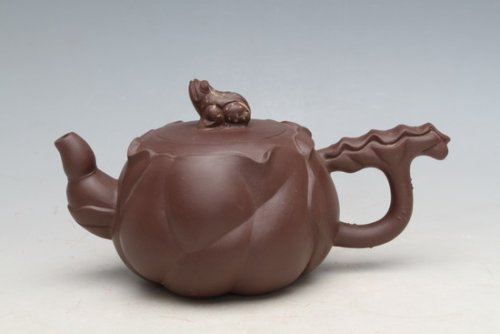 冯小根紫砂壶 荷叶壶 