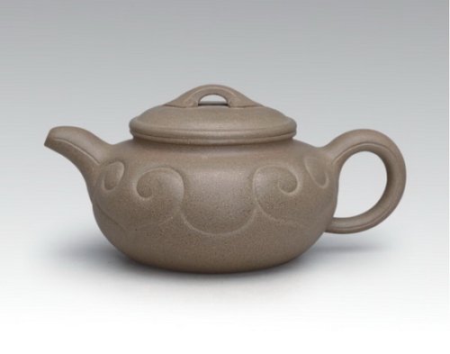 周惠琴紫砂壶 仿古如意 