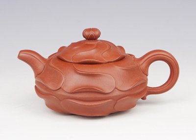 狄新陶紫砂壶 风卷葵 