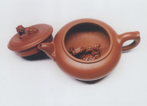 周俊鹏紫砂壶 卧虎藏龙 