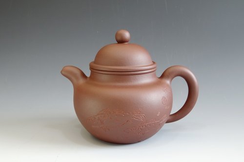 徐益勤紫砂壶 掇球壶 