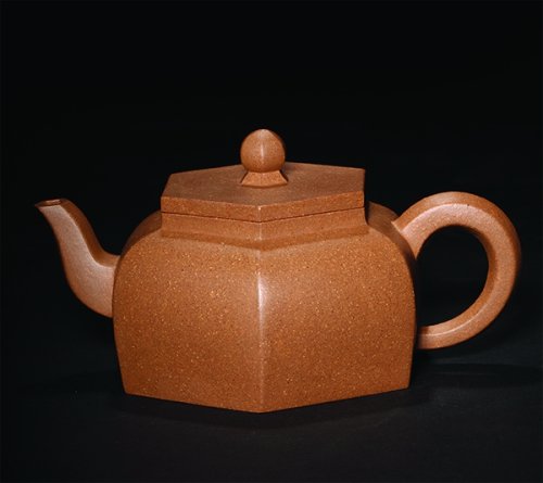 盛东兴紫砂壶 段泥六方 