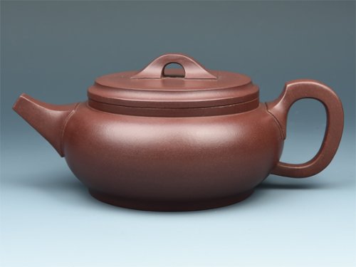 朱菊华紫砂壶 方圆 