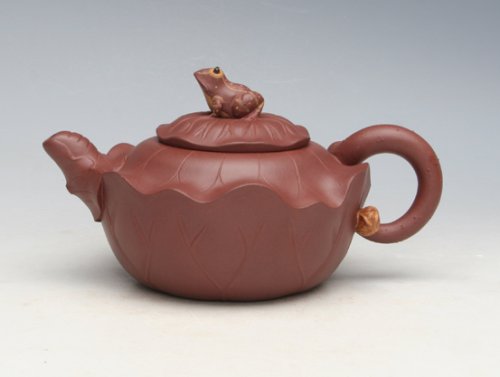 沈永娟紫砂壶 青蛙荷叶 副本 