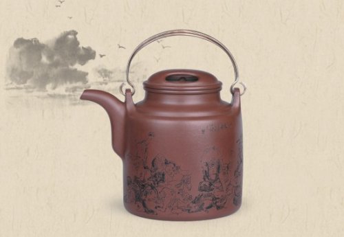 孙跃强紫砂壶 牛盖洋桶 全手工 