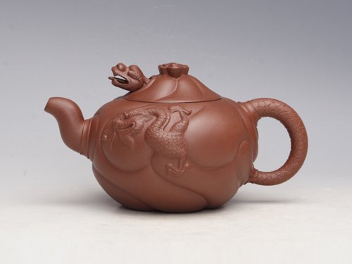 浦兮凤紫砂壶 鱼化龙 原矿底槽清... 