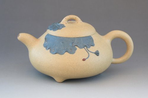 朱凤妹紫砂壶 一品青莲 