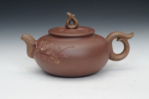 余小燕紫砂壶 火焰 